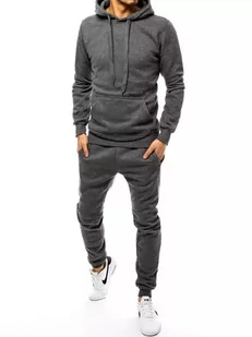 Dres męski ciemnoszary Dstreet AX0382-L - Dresy męskie - miniaturka - grafika 1
