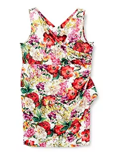 Sukienki - Gina Bacconi Damska sukienka z krepy z krepy w kwiaty, multi, 42 - grafika 1