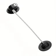 Inne - TEMU Zamek do Lodówki ze Stali Nierdzewnej, Zestaw 1 sztuka z 2 Kluczami, Blokadka Bezpieczeństwa dla Dzieci, Blokadka Prywatności dla Nastolatków, - miniaturka - grafika 1