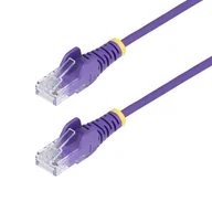Kable miedziane - StarTech N6PAT50CMPLS kabel sieciowy Fioletowy 0,5 m Cat6 U/UTP (UTP) - miniaturka - grafika 1