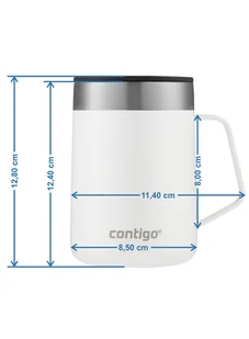 Kubek termiczny Contigo Streeterville 0,42 l - black - Kubki termiczne - miniaturka - grafika 9