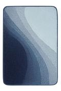 Dywaniki łazienkowe - Kleine Wolke Malin Dywan kąpielowy niebieski 60x 90 cm - miniaturka - grafika 1