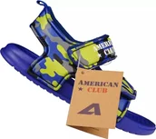Buty dla dziewczynek - American Club Dziecięce klapki basenowe American Club CNH-102BU 31 - miniaturka - grafika 1