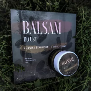 Balsam do ust z fasoli tonka i żywicy benzoesowej - Balsamy do ust - miniaturka - grafika 1