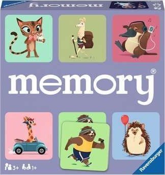 Ravensburger Ravensburger memory Wild World of Animals, Board game, Memory, 3 yrs, 10 min, Family game