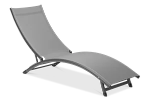 Leżak plażowy STAR Dark Grey - Focus Garden - Leżaki ogrodowe Leżak plażowy STAR Dark Grey - Focus Garden - Leżaki ogrodowe - miniaturka - grafika 1