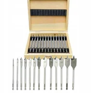 Wiertła - Wiertła Do Drewna Płaskie Łopatkowe Piórkowe 6-25 - miniaturka - grafika 1