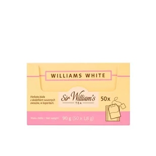 Sir Williams Biała herbata Tea Williams White 50x1,8g 5750-uniw - Herbata - miniaturka - grafika 3