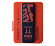 Etui i futerały do telefonów - Skinarma Mirage Spunk Wallet Magnetic Grip Stand orange - miniaturka - grafika 1