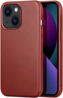 Etui i futerały do telefonów - Dux Ducis Naples etui do iPhone 13 Pro Max skórzany pokrowiec (kompatybilny z MagSafe) czerwony - miniaturka - grafika 1