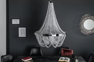 Invicta Interior Żyrandol, lampa wisząca Royal, aluminium, 70x50x50 cm (Z39096) - Lampy sufitowe - miniaturka - grafika 2