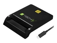 TECHLY Czytnik Kart Stykowych Smart Card USB-C - Czytniki kart pamięci - miniaturka - grafika 1