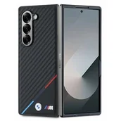 Etui i futerały do telefonów - BMW BMHMZFD623PUDTK Z Fold6 F956 czarny/black hardcase Carbon Tricolor - miniaturka - grafika 1