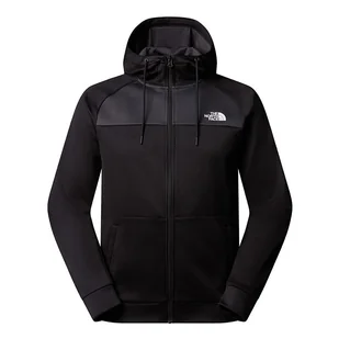Bluza męska The North Face Reaxion Fleece Full-Zip Hoodie 0A8CNPKT01 - czarna - Bluzy męskie - miniaturka - grafika 1