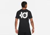 Koszulki męskie - Nike Dri-Fit Kd Logo Tee Black - miniaturka - grafika 1