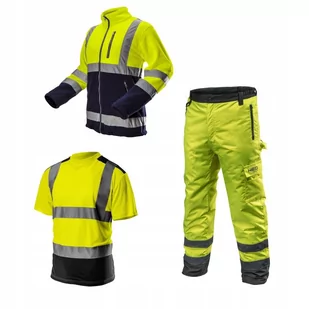 Komplet męskiej odzieży roboczej BHP: spodnie, bluza, t-shirt, rozmiar XXL, NEO - Odzież robocza Komplet męskiej odzieży roboczej BHP: spodnie, bluza, t-shirt, rozmiar XXL, NEO - Odzież robocza - miniaturka - grafika 1