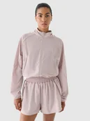 Moda i Uroda OUTLET - 4F Kurtka treningowa damska 4F x Anna Lewandowska - beżowa XL - miniaturka - grafika 1