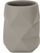 Kubki na szczoteczki do zębów - Kleine Wolke Crackle Kubek łazienkowy Szary - miniaturka - grafika 1