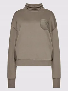 Bluza sportowa damska Reebok Classic Oversize bawełna brąz golf stójka r.M - Bluzy damskie - miniaturka - grafika 1