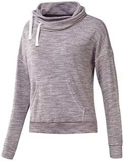 Bluzy dla dziewczynek - Reebok damski EL Marble Cowl Neck czapki, fioletowy, XXS NQD85 - grafika 1