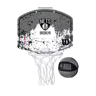 Minikosz do koszykówki w kolorach NBA Wilson Brooklyn Nets - Koszykówka - miniaturka - grafika 1
