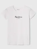 Koszulki i topy damskie - Pepe Jeans Koszulka w kolorze białym - miniaturka - grafika 1