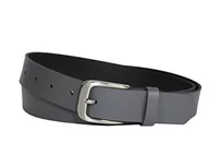 Paski - Vascavi Pasek skórzany, szerokość 3 cm, wyprodukowano w Niemczech, pasek z prawdziwej skóry, dla kobiet i mężczyzn, możliwość skrócenia, szary, 85 cm Łącznie Długość 95 cm - miniaturka - grafika 1