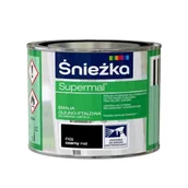 Emalie - Farba emaliowa olejno-ftalowa Supermal matowy czarny 0,2 l Śnieżka - miniaturka - grafika 1
