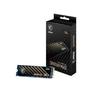 MSI Spatium M450 PCIe 4.0 NVMe M.2 500GB V1 3D NAND - Dyski SSD - miniaturka - grafika 1