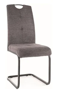 Krzesło Axo Czarne / Brego 18 Ciemnoszare - Krzesła - miniaturka - grafika 1
