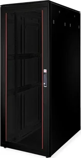 Szafa Roline ROLINE Netzwerkschrank Pro 48,26cm 19Zoll 42 HE 800x1200 BxT Glastor schwarz - Szafy rack - miniaturka - grafika 1