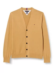 Tommy Hilfiger Kardigany męskie, Wieś khaki, M - Swetry męskie - miniaturka - grafika 1