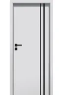 Drzwi wewnętrzne - Pol-Skone Dzwi Wewnętrzne Pełne Tiara W10 Malowane Szary Mat - miniaturka - grafika 1