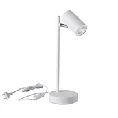 Lampy stojące - Lampa stołowa biała regulowana EVALO TL 1xGU10 10W Kanlux - miniaturka - grafika 1