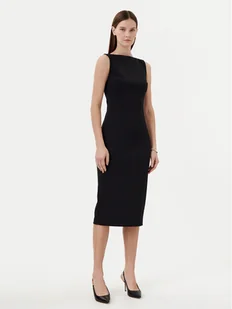 Calvin Klein Sukienka codzienna K20K208140 Czarny Slim Fit - Sukienki - miniaturka - grafika 1