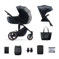 Wózki dziecięce - Kinderkraft, Prime 2, wózek wielofunkcyjny, 2w1, Venezian Black - miniaturka - grafika 1