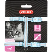 Szelki dla kotów - Tetra ZOLUX Szelki nylon regul TEMPO kol niebieski - miniaturka - grafika 1