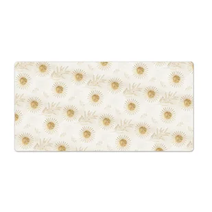 Ochronna podkładka Liście złotego słońca 100x50 cm - Podkładki na biurko - miniaturka - grafika 1