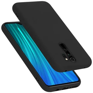 Etui Cadorabo do Xiaomi RedMi NOTE 8 PRO w kolorze LIQUID BLACK Etui na telefon wykonane z elastycznego silikonu TPU Ultra Slim Soft Back Cover Case Bumper - Etui i futerały do telefonów - miniaturka - grafika 1
