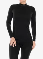 Bluzy sportowe damskie - Bluza termoaktywna damska Brubeck Cooler - black - miniaturka - grafika 1