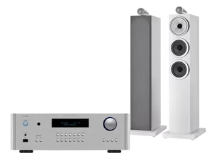 Rotel RA-1592 MkII (srebrny) + 703 S3 (biały) - Zestawy stereo - miniaturka - grafika 1