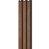 Panele ścienne i boazeria - Panel lamelowy Linerio M-Line 2650 x 122 x 12 mm mocca VOX - miniaturka - grafika 1