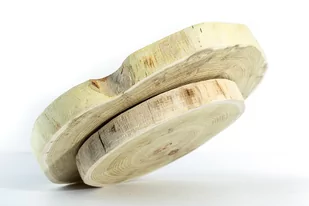 Taca Obrotowa Śr 30-35 Cm Drewno Akacji Bez Kory Olejowany Akacjowe Naturalny Pdoa_3035X40_Doto / Wamar-Sosenka - Tace i patery - miniaturka - grafika 1