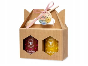 Zestaw z 2 miodami - miód z maliną 430 g; miód z cytryną 430 g - Miód - miniaturka - grafika 1