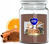 Świece - Świeca Zapachowa Zapach Pierników W Szklanym Słoiku Duża BISPOL 100h - miniaturka - grafika 1