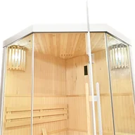 Sauny - Sauna fińska narożna TG2C White z piecem - miniaturka - grafika 1