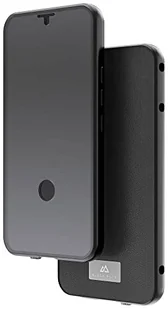 Black Rock - Etui ze szkła 360 stopni, skórzane etui pasuje do Samsung Galaxy S23 5G I etui na telefon komórkowy, zamknięcie magnetyczne (przezroczyste z czarną ramką) - Etui i futerały do telefonów - miniaturka - grafika 1