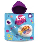Okrycia kąpielowe dla dzieci - Poncho Kąpielowe Love Pirates 120X60Cm Kl10597 - miniaturka - grafika 1