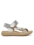 Buty dla dziewczynek - Primigi Sandały 7898922 S Srebrny - miniaturka - grafika 1