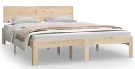 Łóżka - Dwuosobowe łóżko sosnowe 140x200 G6-N84 - miniaturka - grafika 1